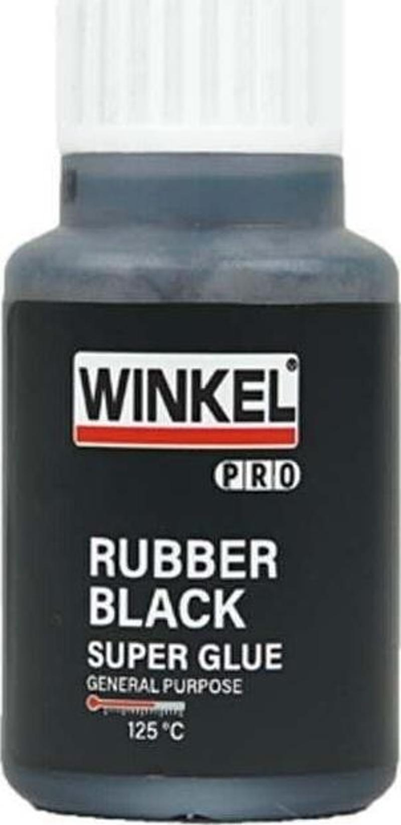 Rubber Black Plastik Hızlı Yapıştırıcı Siyah Renk 20Gr