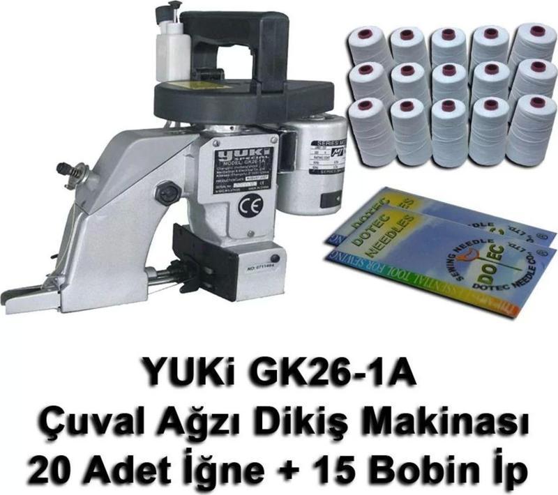 Gk26-1A Çuval Ağzı Dikiş Makinası + 20 Adet İğne + 15 Bobin İp