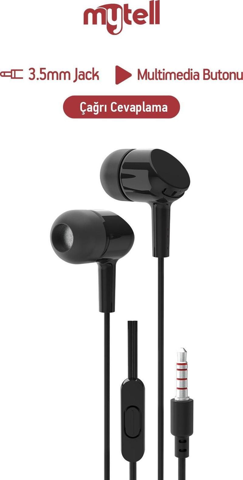 Mytell Mikrofonlu Kulaklık 3,5 mm Silikonlu Acordion X70 Universal