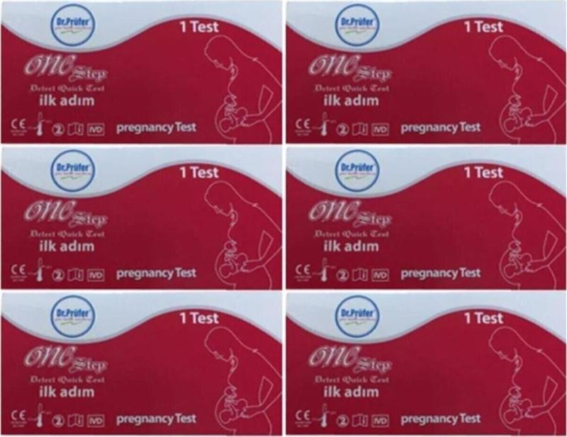 Hızlı Gebelik Testi Kaset Test X 6 Adet (Hamilelik Testi)