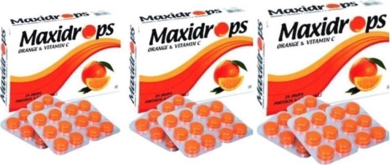 Portakal & C Vitamini Boğaz Pastili 3 Adet