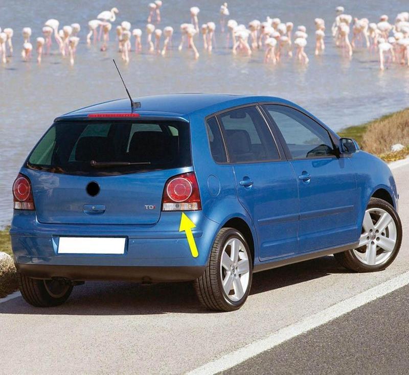 VW Polo 2005-2009 Sağ Arka Stop Fren Lambası Camı 6Q6945096AB