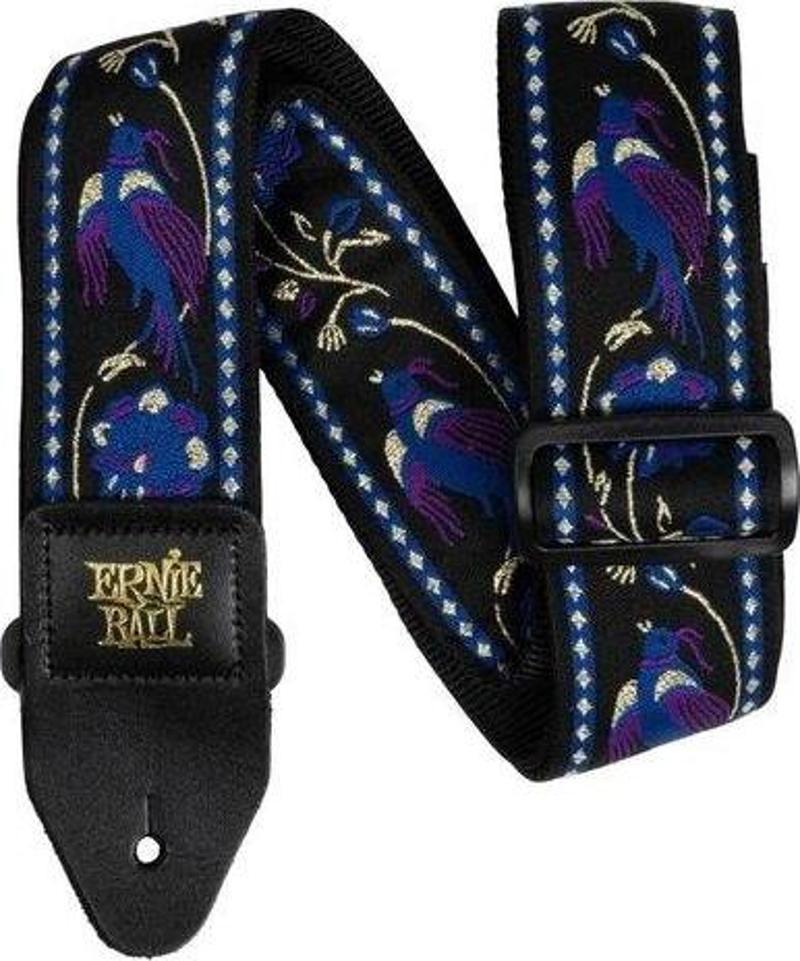 Purple Pleasant Pheasant Jacquard Gitar Askısı