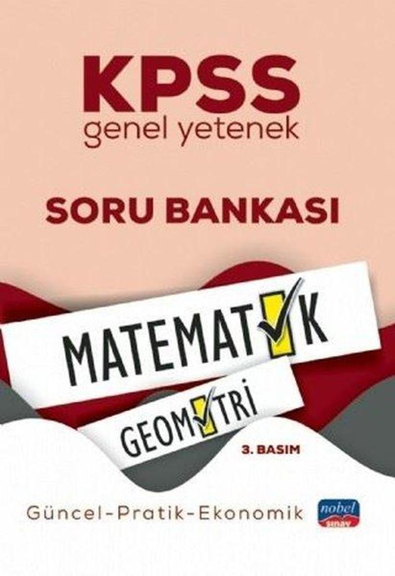 KPSS Genel Yetenek Soru Bankası Matematik Geometri - Güncel - Pratik - Ekonomik