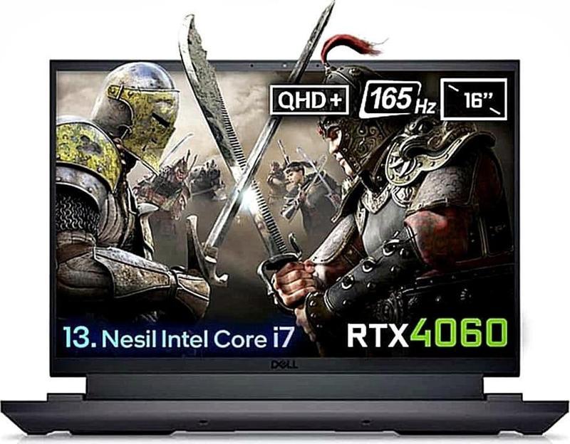 Gaming G16 7630 Intel Core i7 13650HX 32GB 1TB SSD RTX4060 Windows 11 Pro 16" QHD+ G167630005UA11