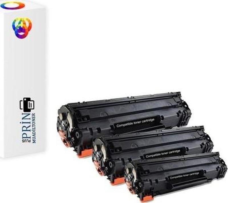 Hp Laserjet Pro M1212NF Mfp Muadil Toner  85A  3'lü Paket