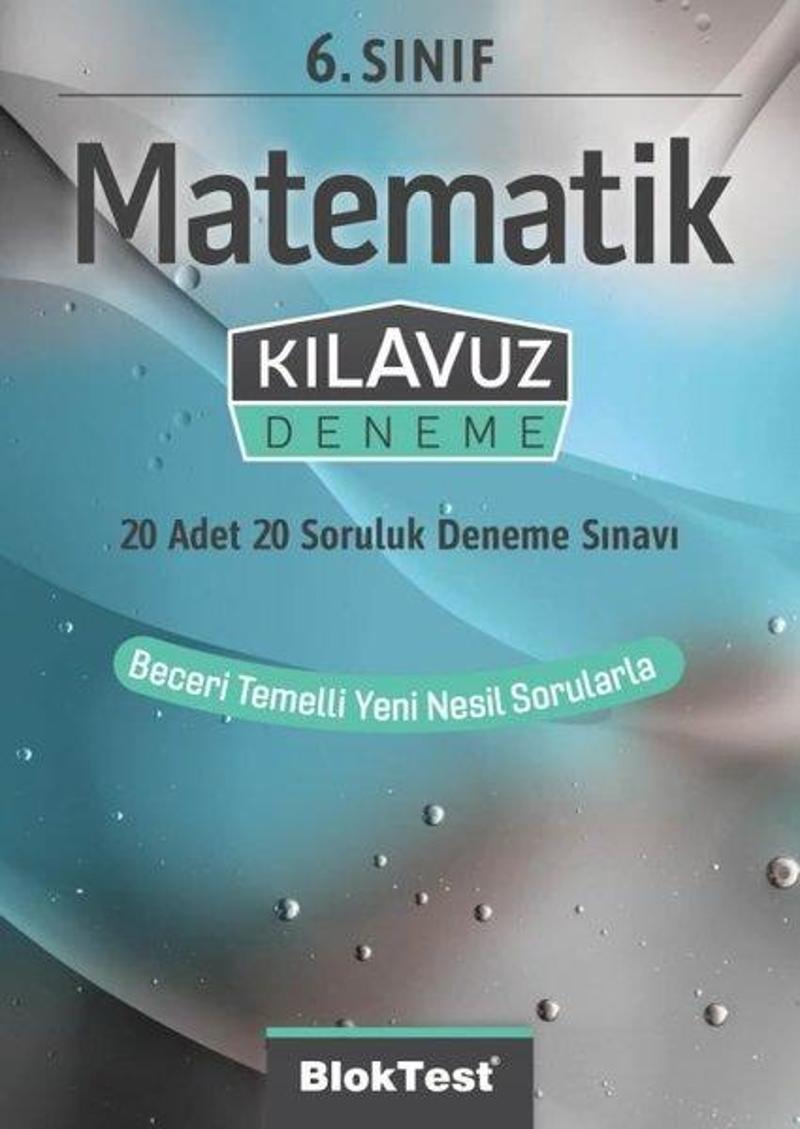 6.Sınıf Bloktest Matematik Kılavuz Deneme