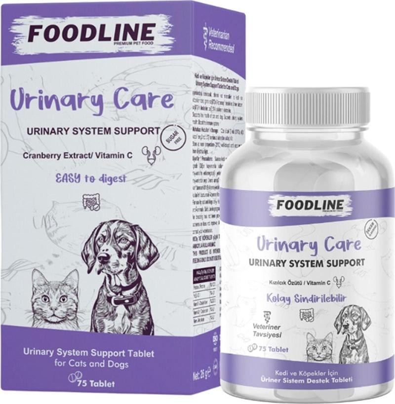 Urinary Care 75 Tablet | Kedi ve Köpekler için İdrar Sağlığını Destekleyici