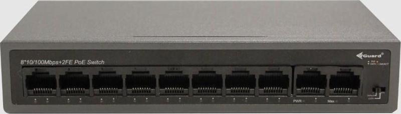 VG-SW1008P-60 8 Port PoE 2 Port Uplink Yönetilemeyen PoE Switch
