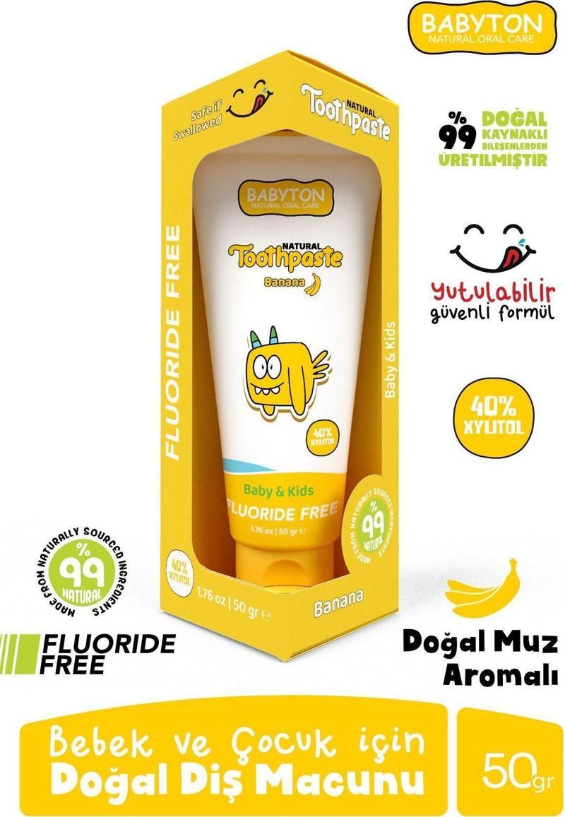 Doğal Muz Aromalı Diş Macunu