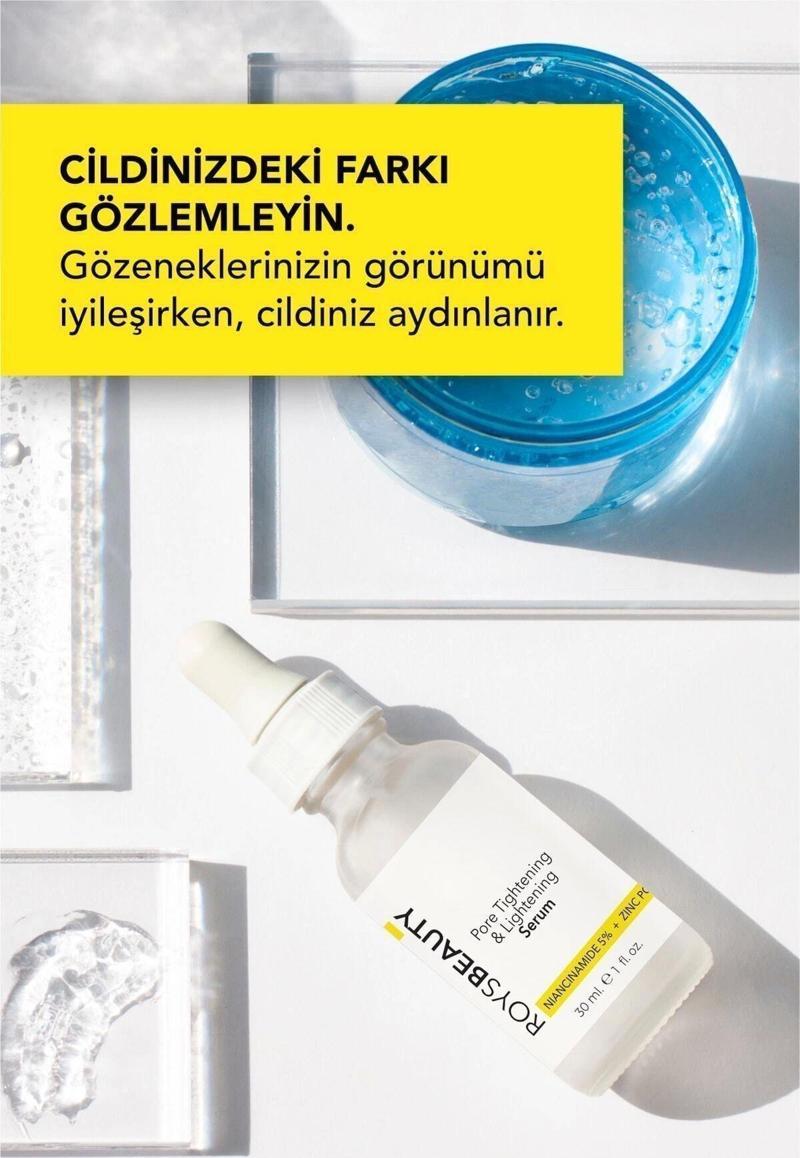 Gözenek Siyah Nokta Ve Sivilce Oluşumunu Gidermeye Yardımcı Serum Niacinamide 5%+ Zinc Pca 1%