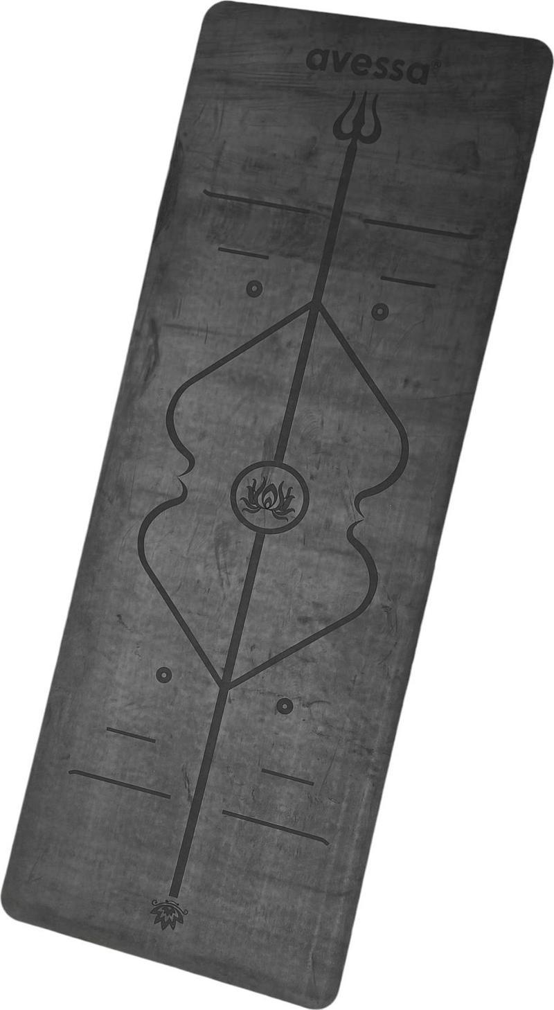 Rym-Grey Kauçuk Yoga Mat Gri