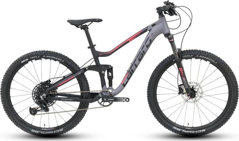 Big FS 27,5"Jant 44 Cm 12 Vites HD Enduro Dağ Bisikleti Antrasit Siyah Kırmızı