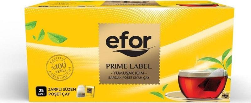 Prime Label Bardak Poşet Çay 2Gr X 25 Adet