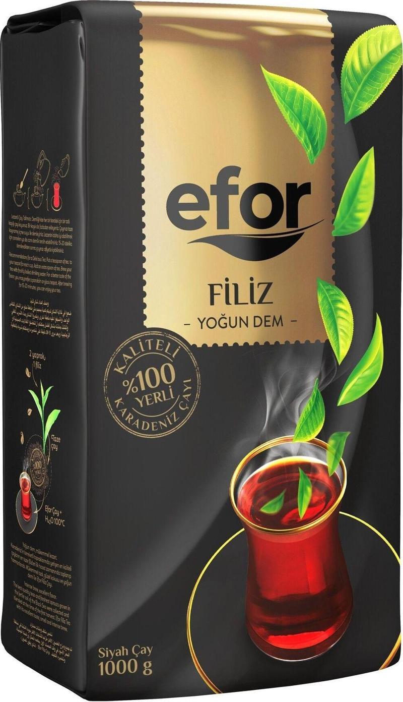 Filiz Dökme Siyah Çay - 1000Gr
