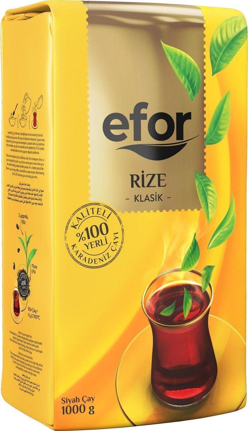 Rize Klasik Dökme Siyah Çay - 1000Gr