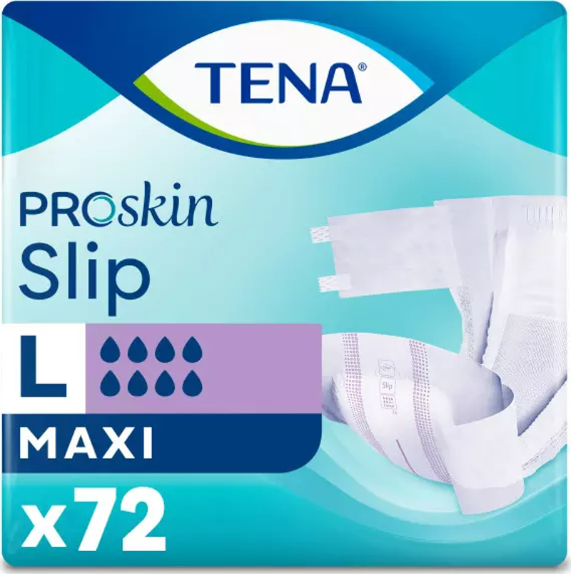 Slip Maxi 8 Damla Bel Bantlı L 72 Adet