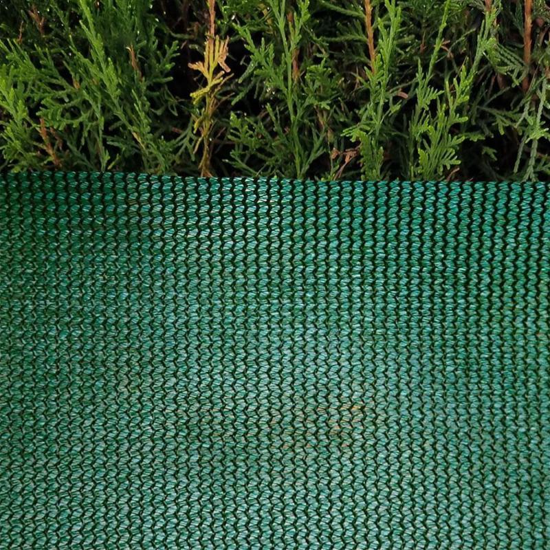 %75 YEŞİL GÖLGELİK FİLE ÇİT FİLESİ 1.25X50 METRE ENLİ 75'LİK BAHÇE ÇİT ÖRTÜSÜ JÜT GÖLGELİK KORUMA TÜLÜ