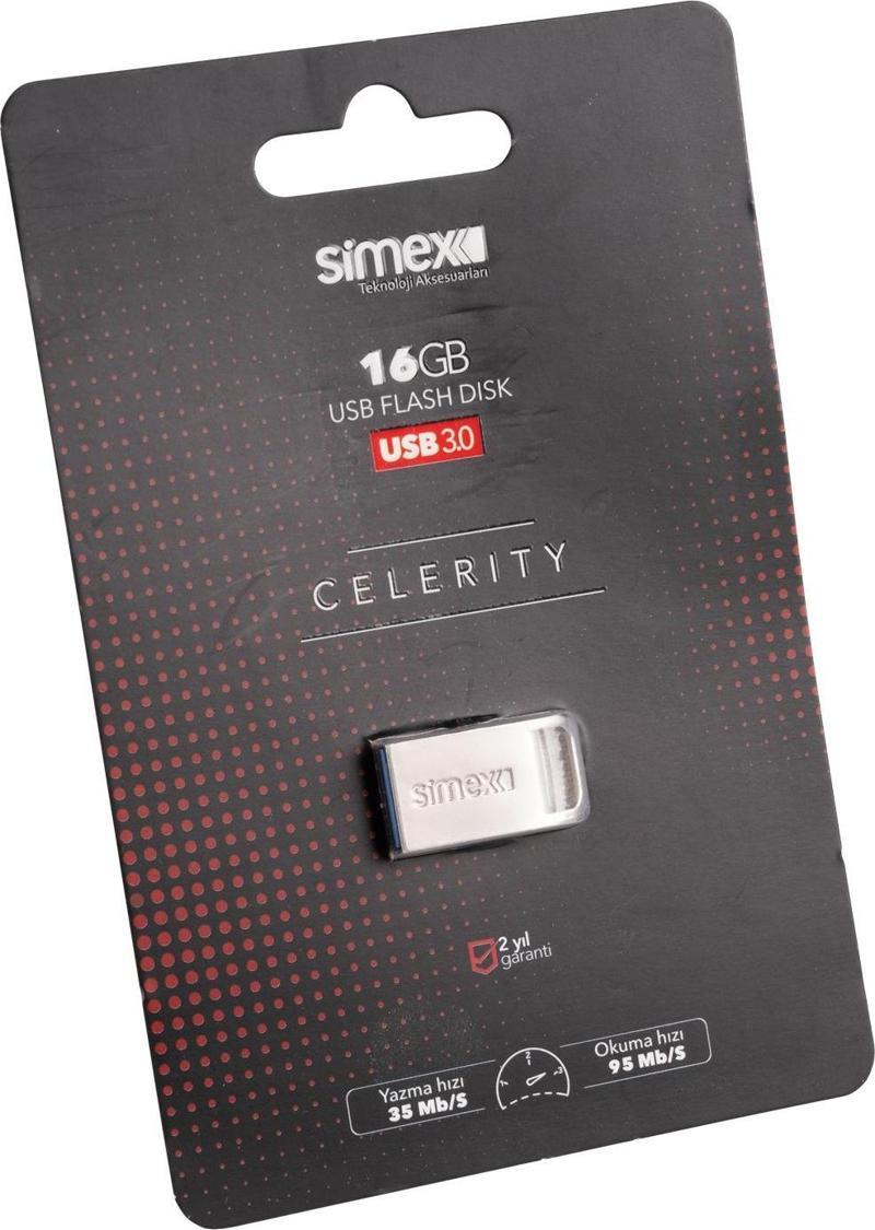 SU-105 Celerity 3.0  Metal  16GB USB Bellek