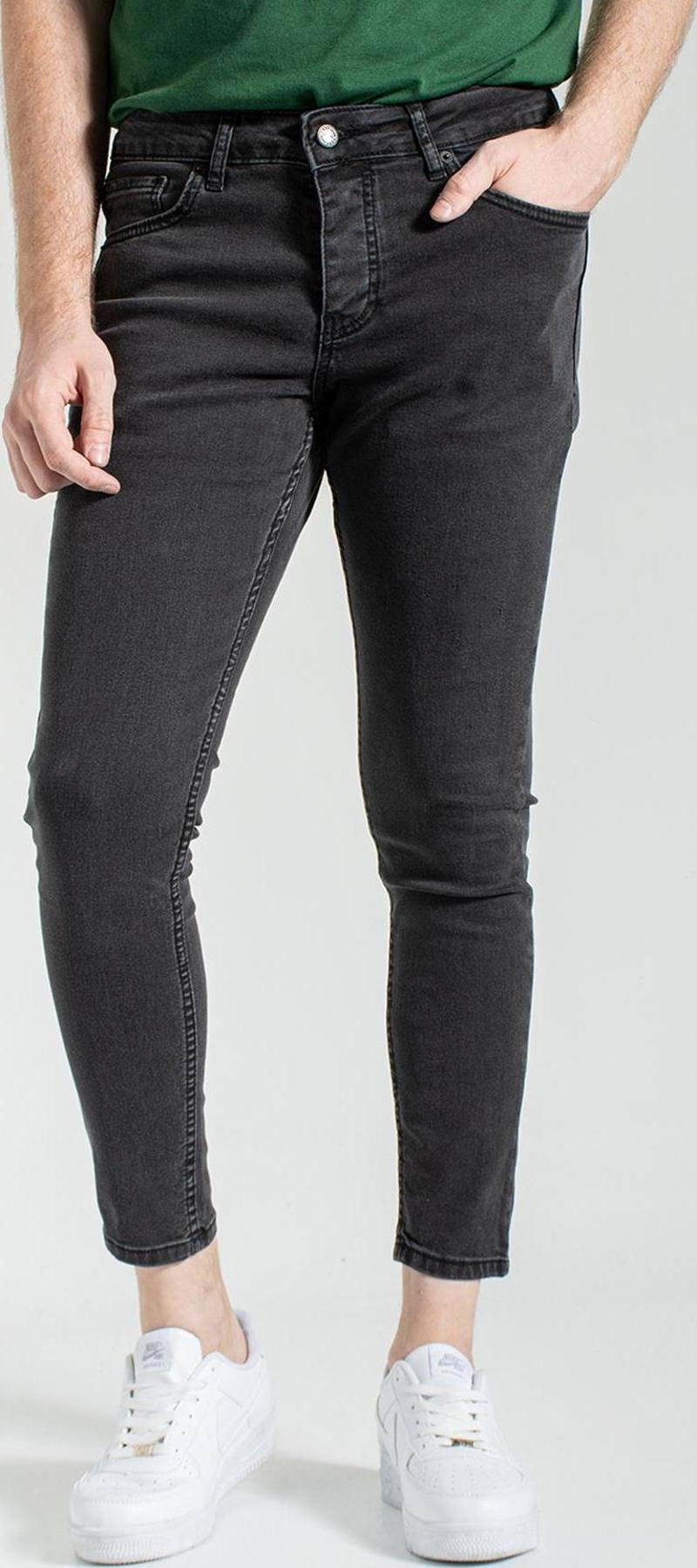 Lacivert Ful Likralı Dar Paça Italyan Kesim Skinny Fit Jean Kot Pantolon C344