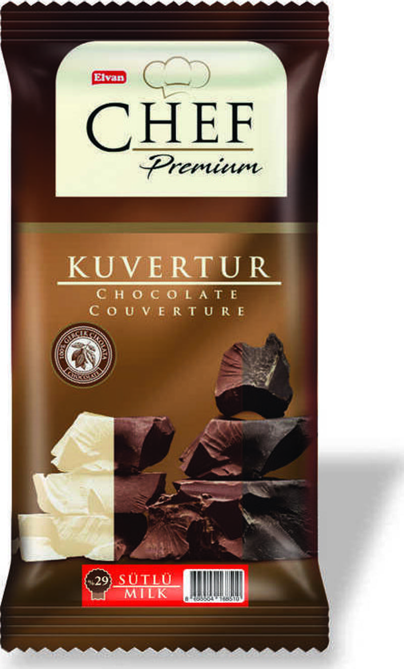 Chef Premium Yüzde 29 Sütlü Mini Kuvertür 200 Gr. (1Adet)