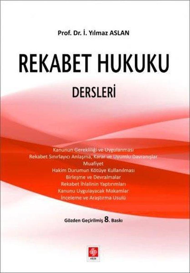 Rekabet Hukuku Dersleri