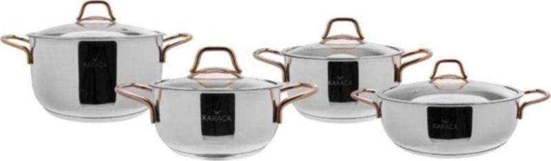 Ege 8 Parça Tencere Seti Rosegold
