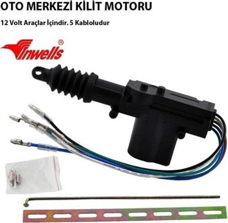  Merkezi Kilit Motoru Tek Motor 5 Kablo  ( Ön Kapı )