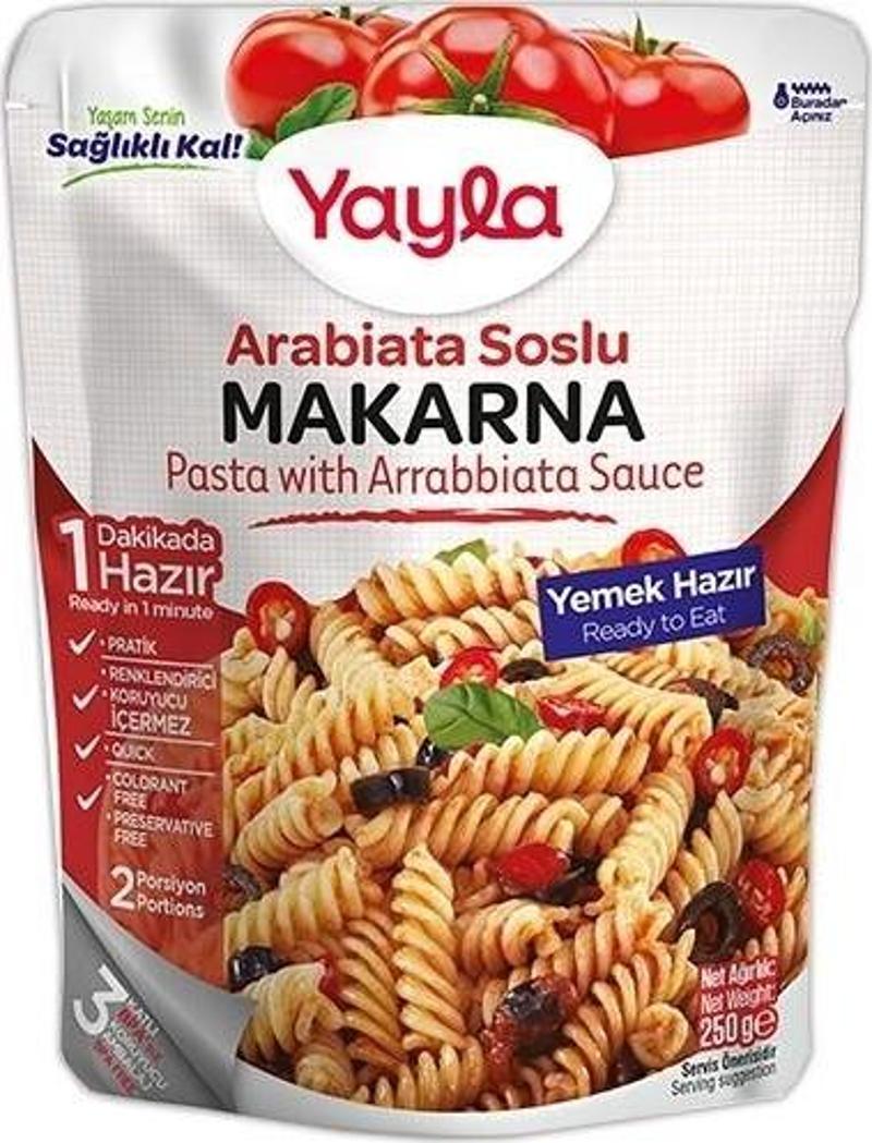 Arabiata Soslu Makarna 250 Gr. (1 Paket)