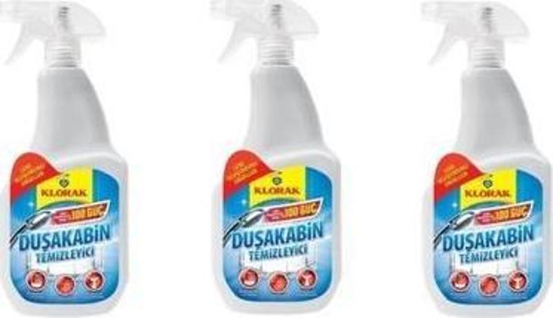 Duşakabin Temizleyici Sprey 750 ml X 3 Adet