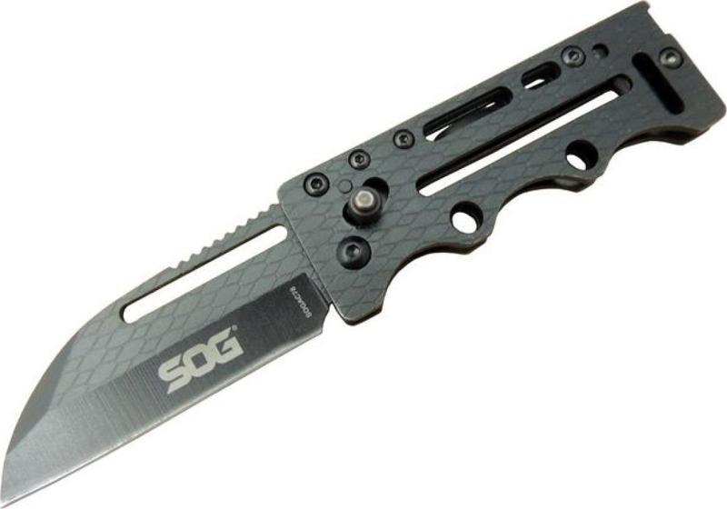 AC78 Siyah Yaprak Kamp Çakı 14,5 cm - Metal Sap, Kılıflı