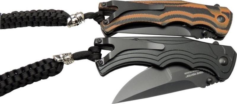 Tighe Fifhter BRT 863ZBR Kahverengi Kamp Çakı 21cm - Yarı Otomatik, İpli, Kemerlikli