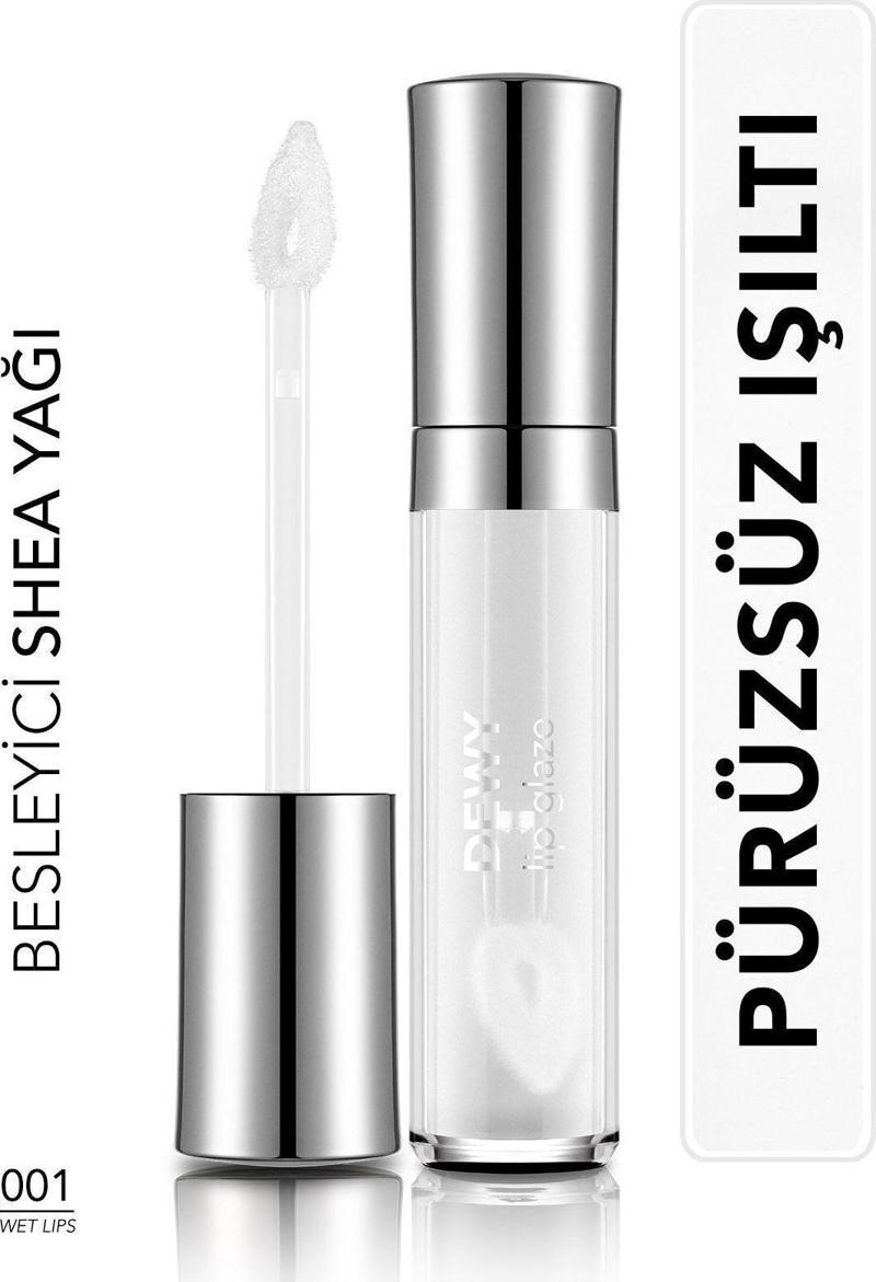 Besleyici Dudak Parlatıcısı - Dewy Lip Glaze - 001 Wet Lips-8682536068017