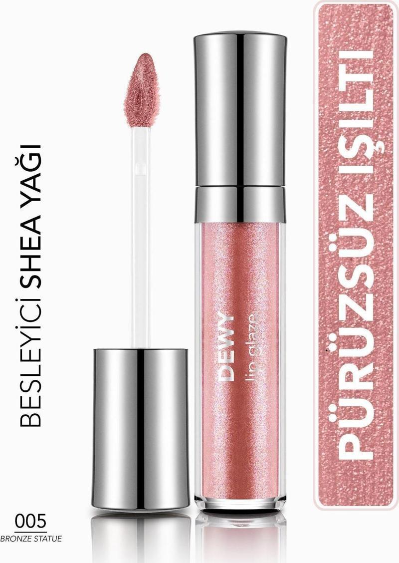 Besleyici Dudak Parlatıcısı - Dewy Lip Glaze - 005 Bronze Statue-8682536068093