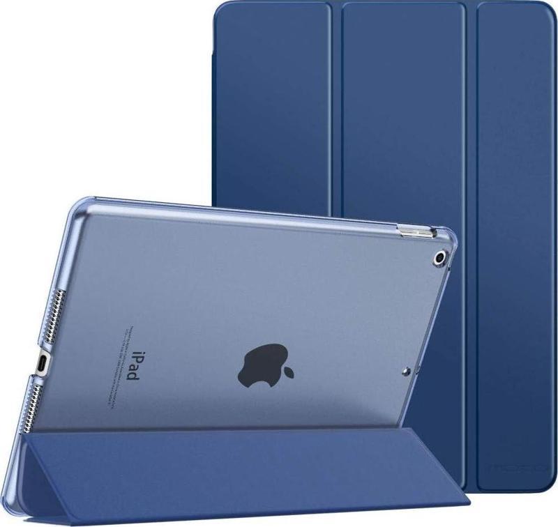 Apple iPad 8. Nesil (2020) 10.2 Yatay Standlı Uyku Modlu Basic Arkası Sert Smart Kılıf A2270 A2428 A2429 A2430