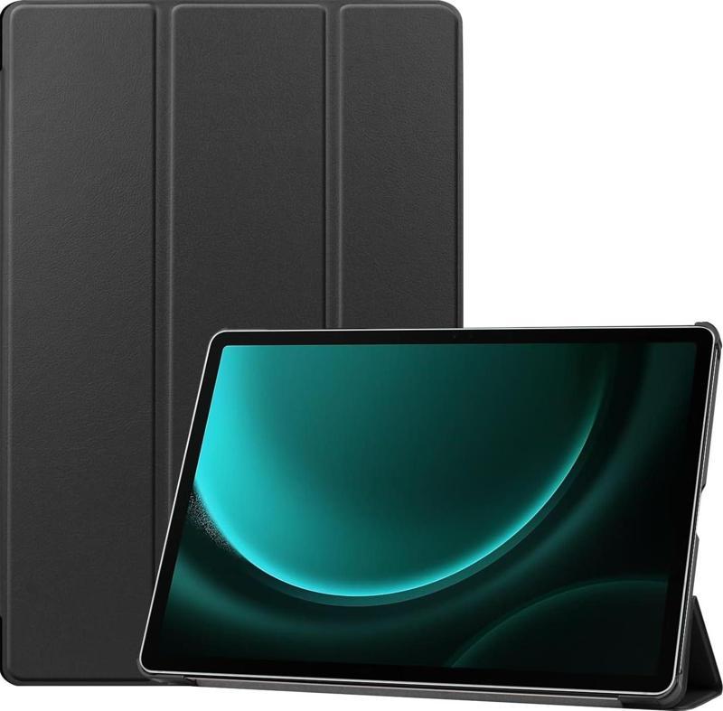 Samsung Galaxy Tab S9 FE Yatay Standlı Güçlü Mıknatıslı Uyku Modlu Hardback Smart Kılıf SM-X510