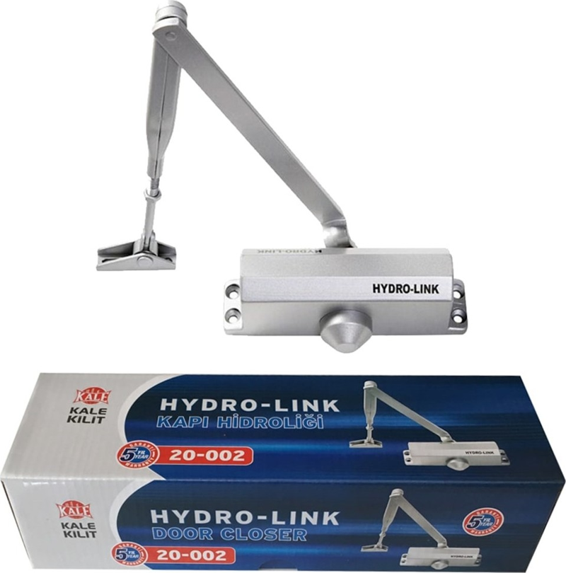 Hydro-Link Kapı Hidrolik Gümüş Kd002/20-002 3 numara /40-65 KG