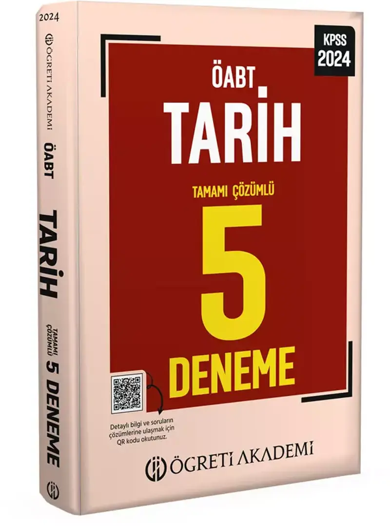2024 KPSS ÖABT Tarih Tamamı Çözümlü 5 Deneme