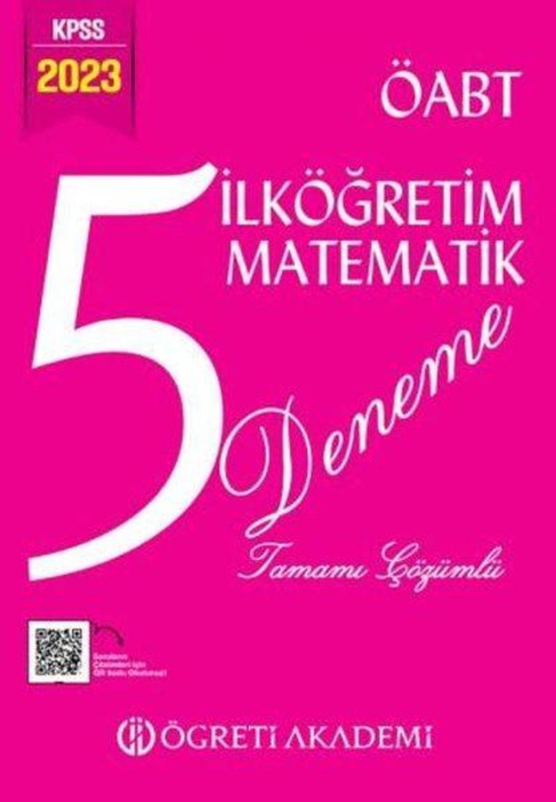 2023 KPSS ÖABT İlköğretim Matematik 5 Deneme