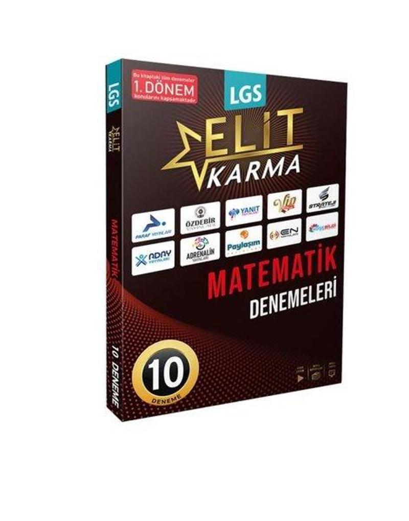 8.Sınıf LGS 1.Dönem Elit Karma Matematik 10'lu Deneme