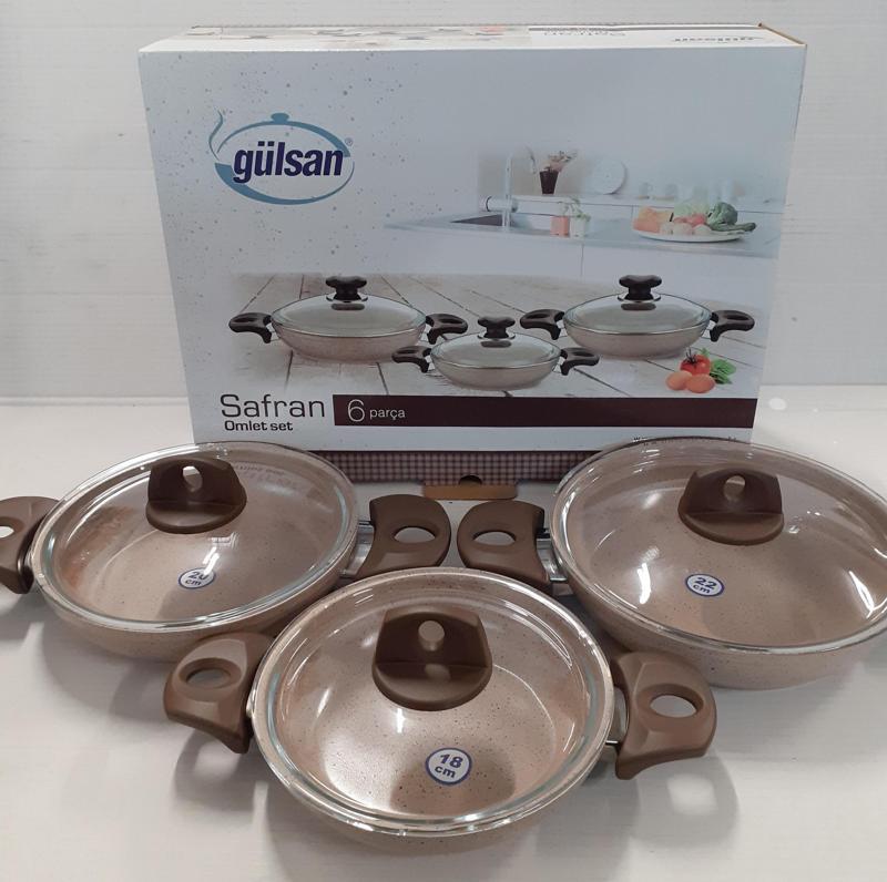 Safran Granit Sahan Set