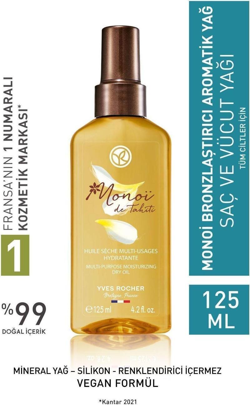 Monoi Bronzlaştırıcı Aromatik Yağ - 125 ml