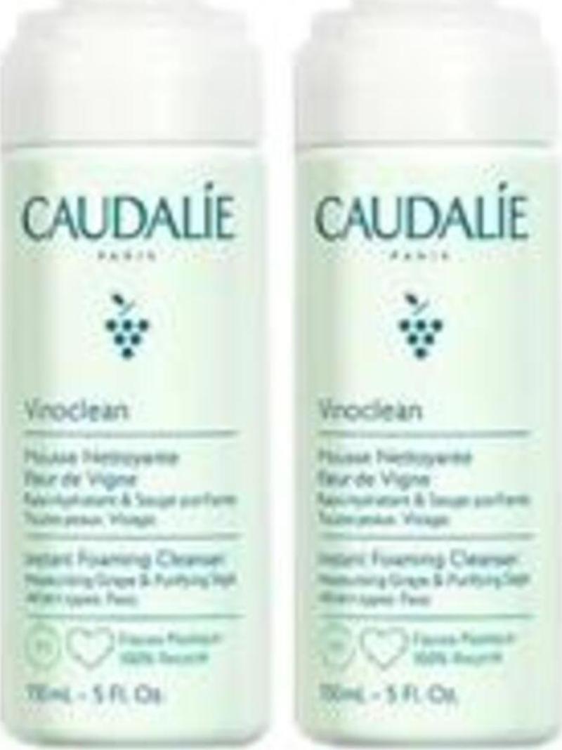 ( KİL MASKESİ HEDİYE ) Caudalie Vinoclean Temizleme Köpüğü İkili Set 2x150 ml ( 1 ADET )