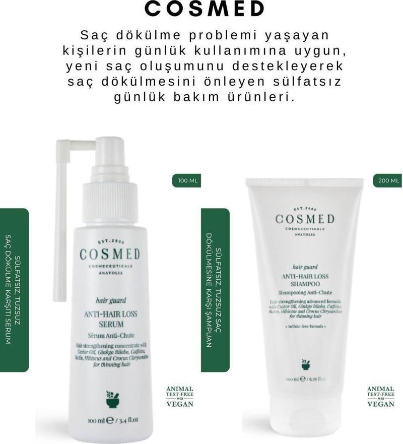 Saç Dökülme Karşıtı Bakım Seti | Anti Hair Loss Serum + Shampoo Orijinal Boy