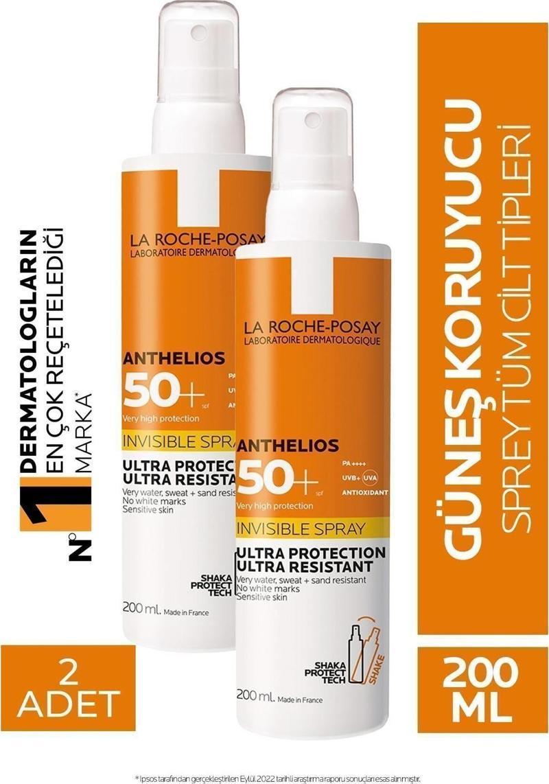 La Roche Posay Anthelios Invisible Spray Spf50 200 ml 2 Ade