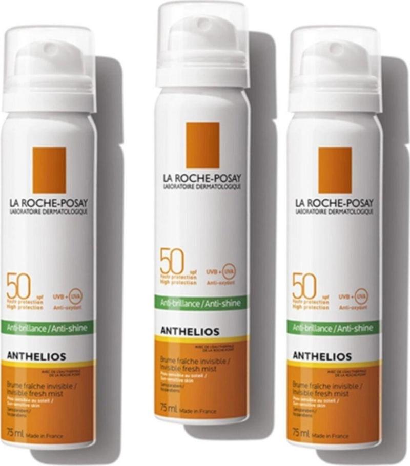 La Roche Posay Anthelios Parlama Karşıtı Spf50+ Mist 75 Ml | 3 Kutu Set Kampanya