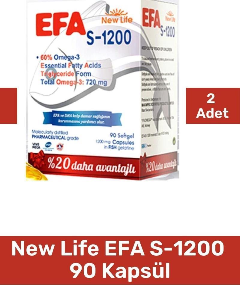 Efa S-1200 Omega-3 90 Kapsül - 2 Adet
