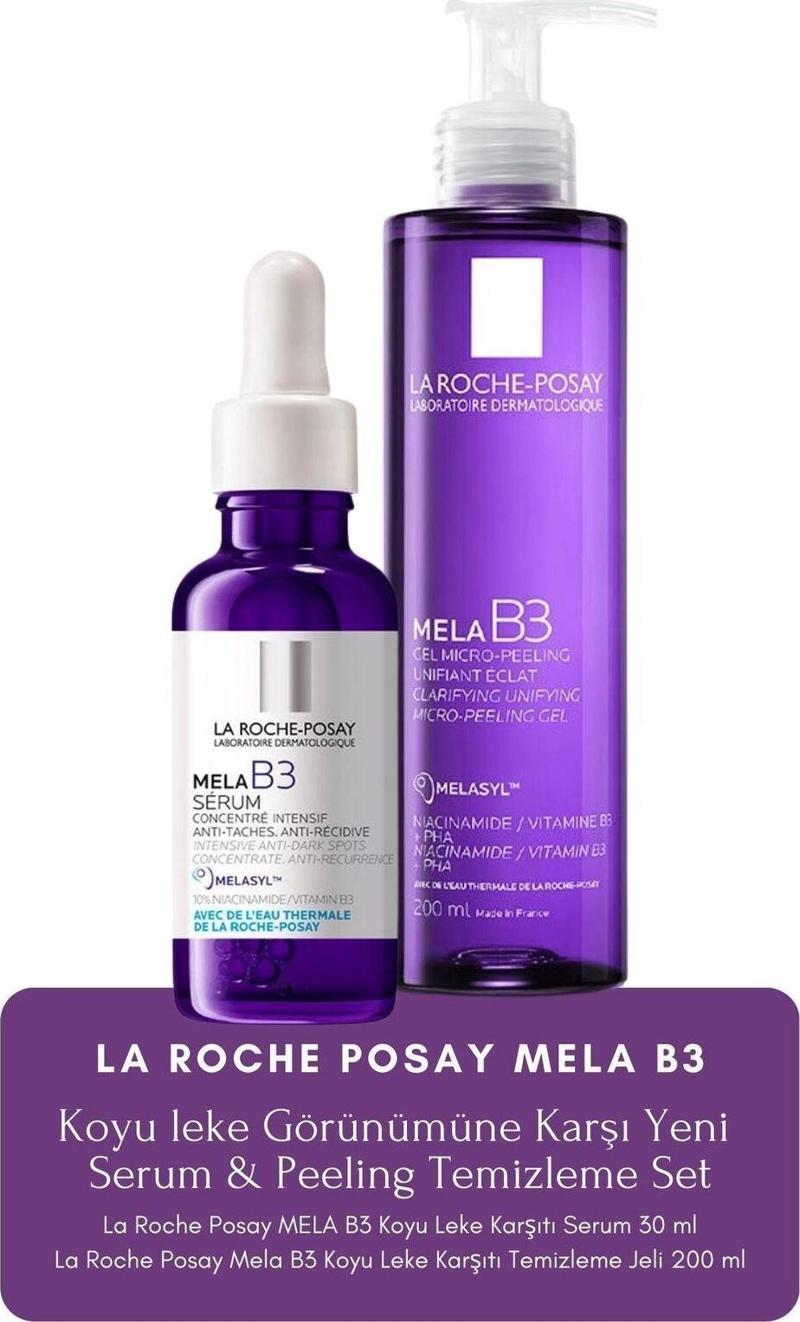 La Roche Posay Mela B3 Koyu Leke Karşıtı BAKIM SETİ - Serum + Peeling