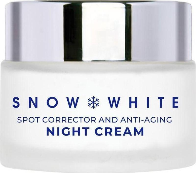 Snow White Cilt Beyazlatıcı , Aydınlatıcı Leke Karşıtı Gece Bakım Kremi 50 ml