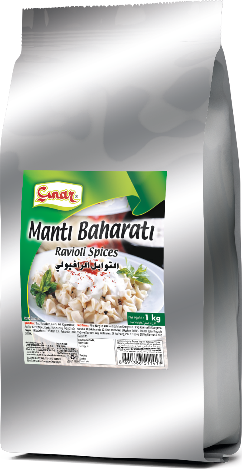 MANTI BAHARATI 1 KG x 10 ADET